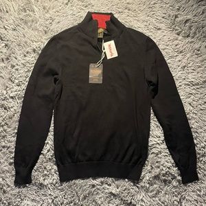 REDMOND CLOTHING OUTFITTERS: Black Sweater W/ Zipper